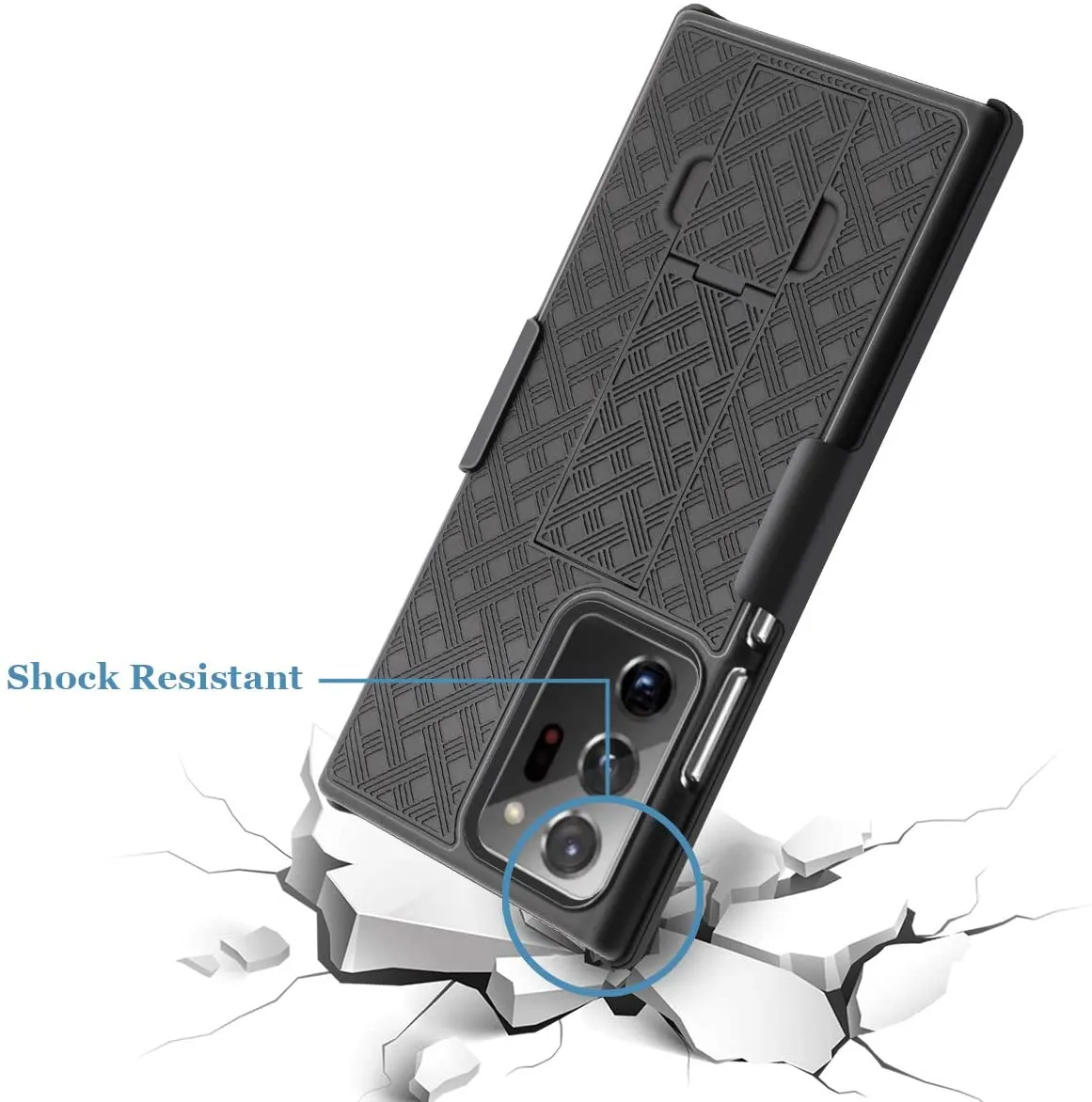 Samsung Galaxy Note 20 Ultra Kickstand Case | Note 20 Ultra Holster Belt Clip Case