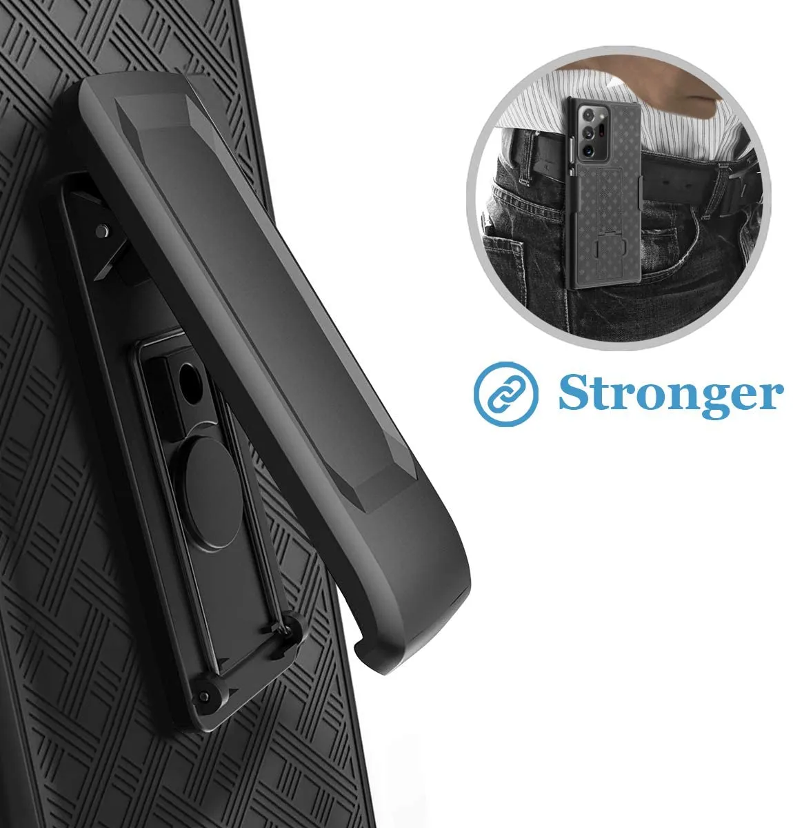 Samsung Galaxy Note 20 Ultra Kickstand Case | Note 20 Ultra Holster Belt Clip Case