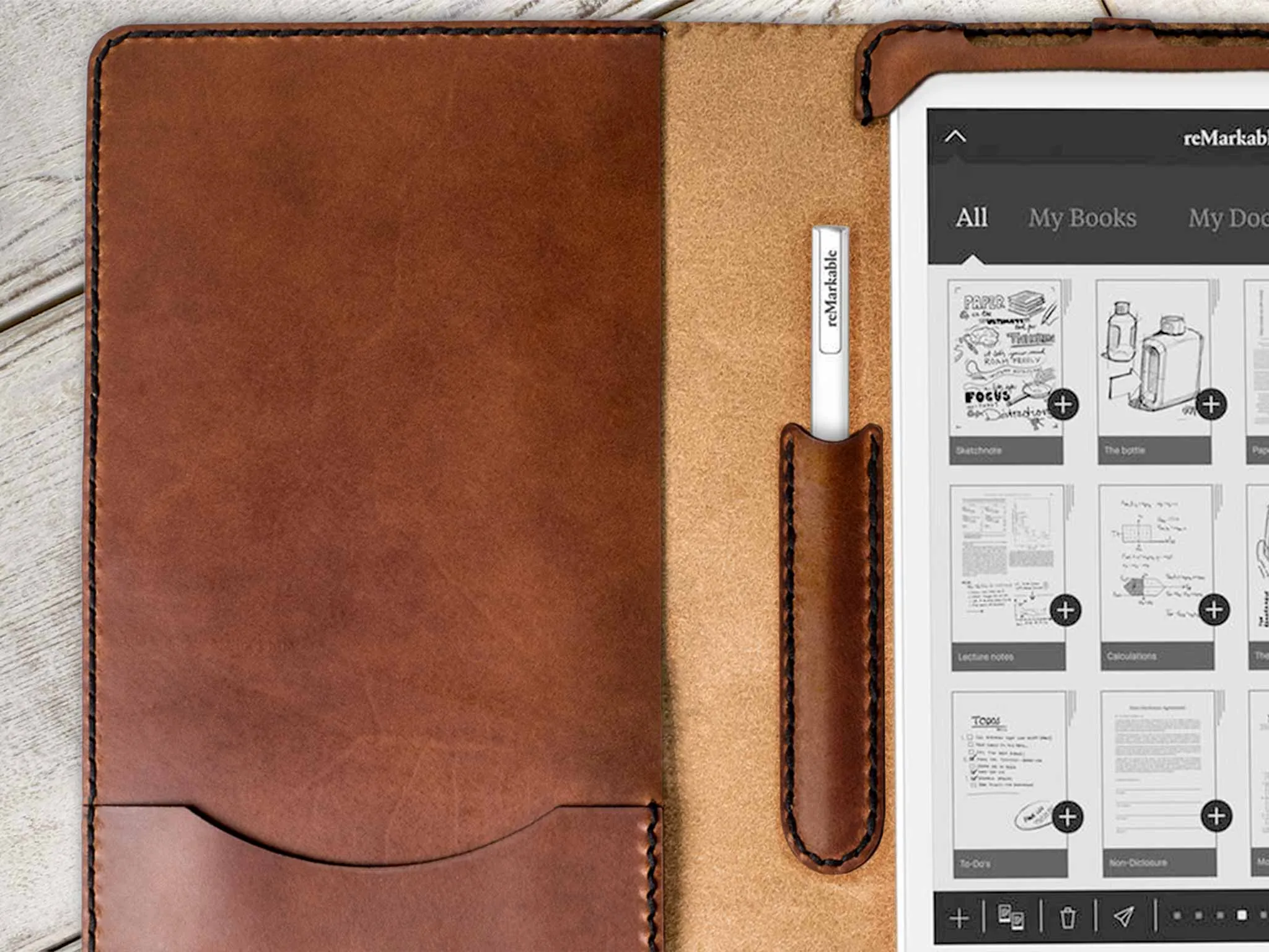 Samsung Galaxy Tab S6 Classic Leather Cover