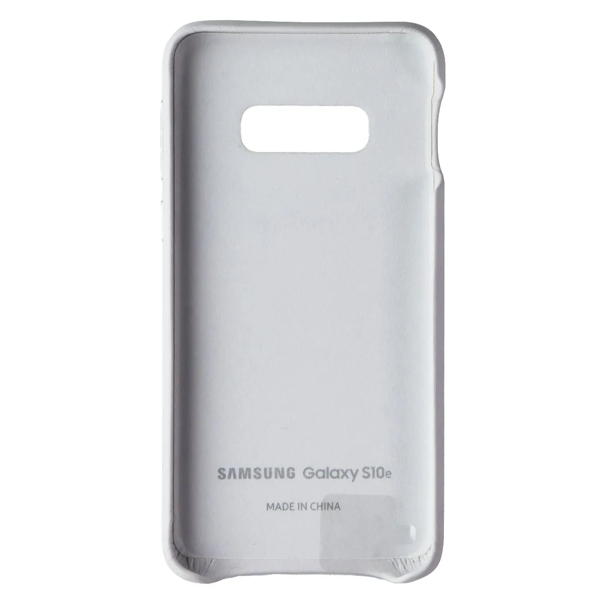 Samsung Official Leather Cover for Samsung Galaxy S10e - White