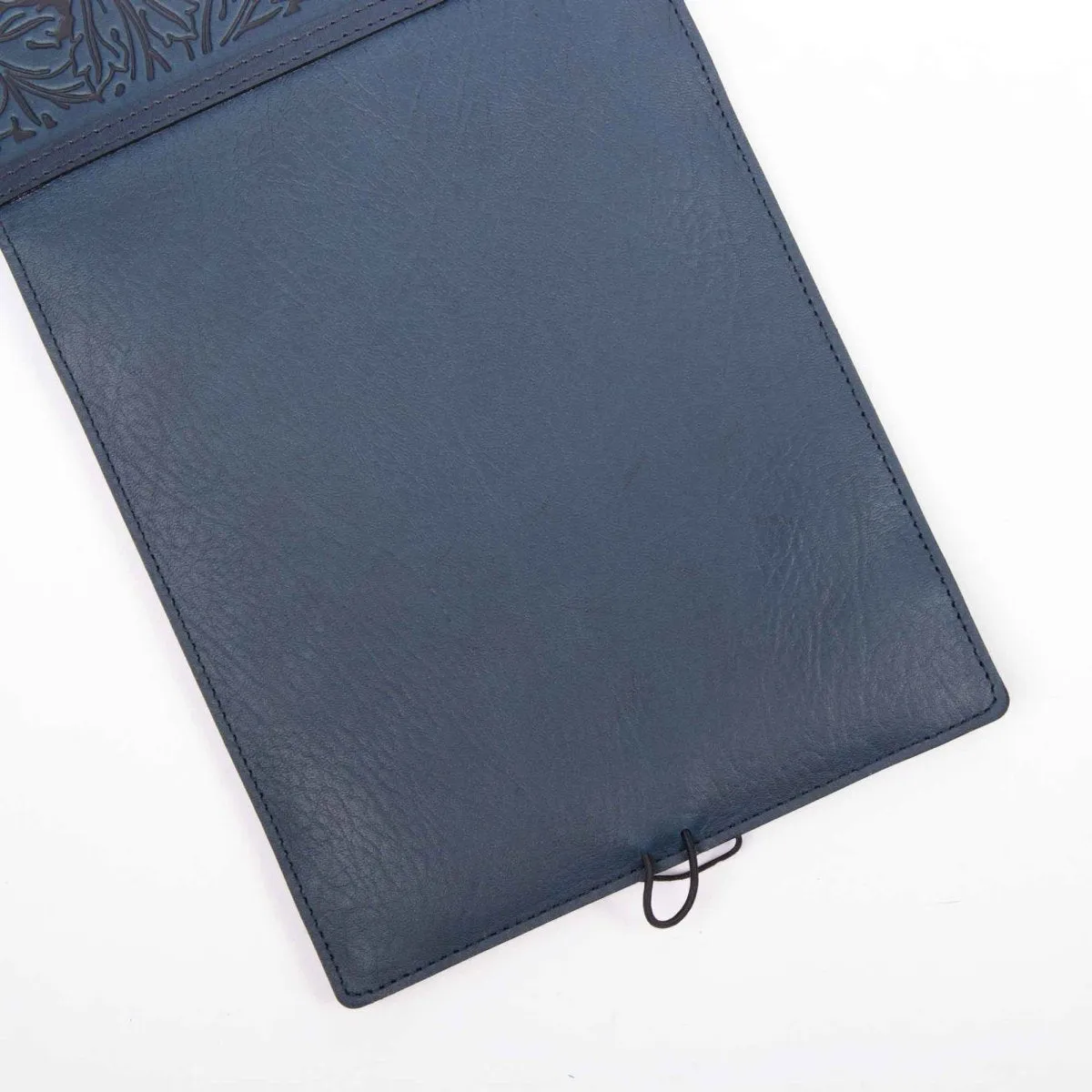 SECOND, Leather Kindle Scribe Cover, Acanthus in Navy