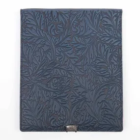 SECOND, Leather Kindle Scribe Cover, Acanthus in Navy