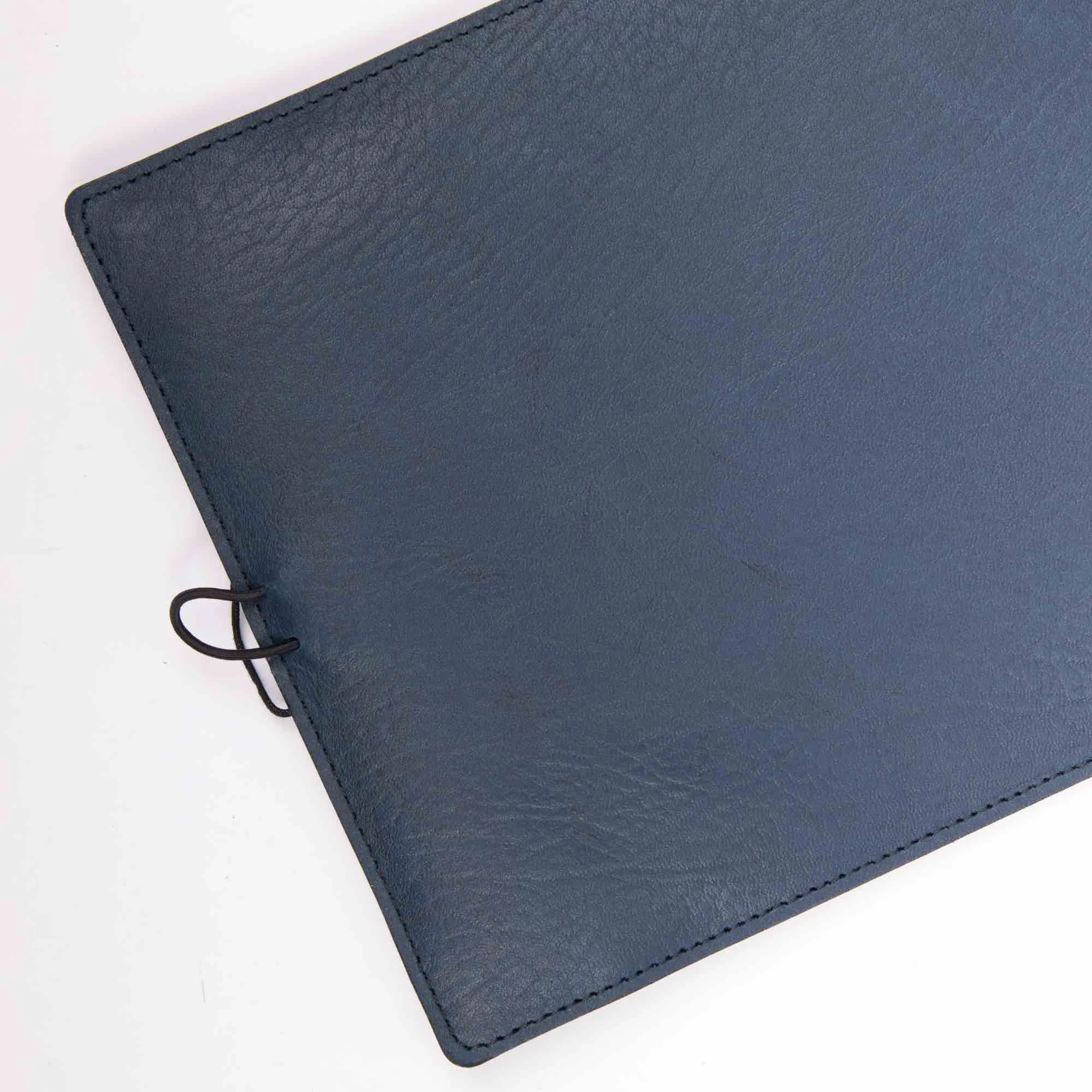 SECOND, Leather Kindle Scribe Cover, Acanthus in Navy