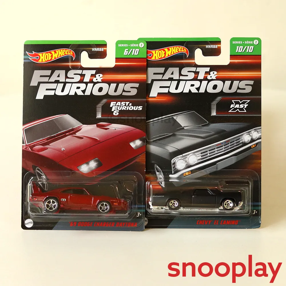 Set of 5 Hot Wheels Fast & Furious Cars [HW 79]