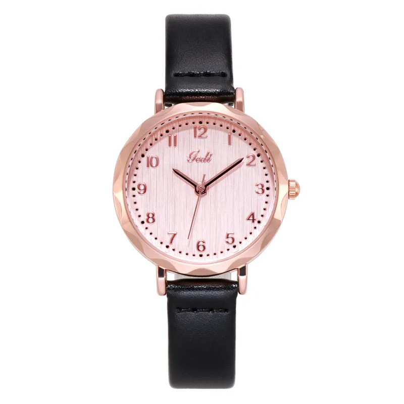 Simple Numberal Scale Quartz Women's Watch