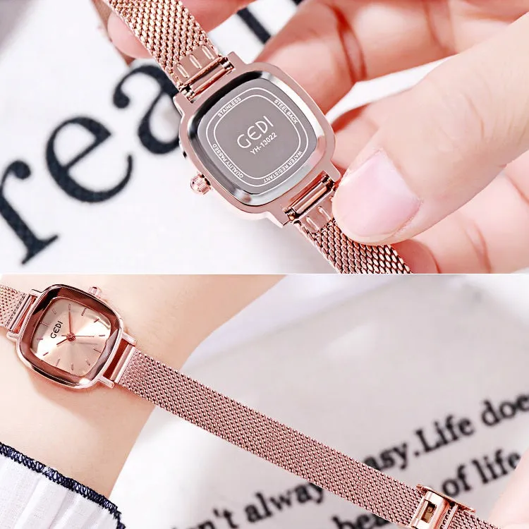 Small Square Mesh Strap Women's Watch