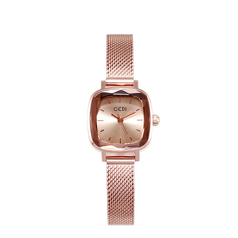 Small Square Mesh Strap Women's Watch