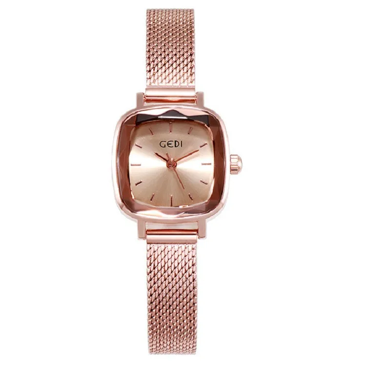 Small Square Mesh Strap Women's Watch