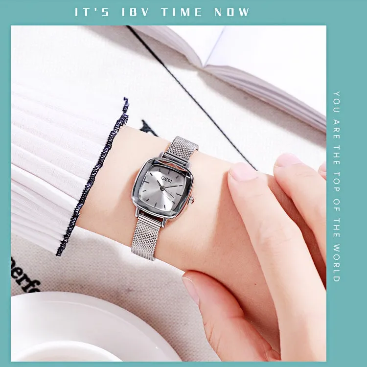 Small Square Mesh Strap Women's Watch