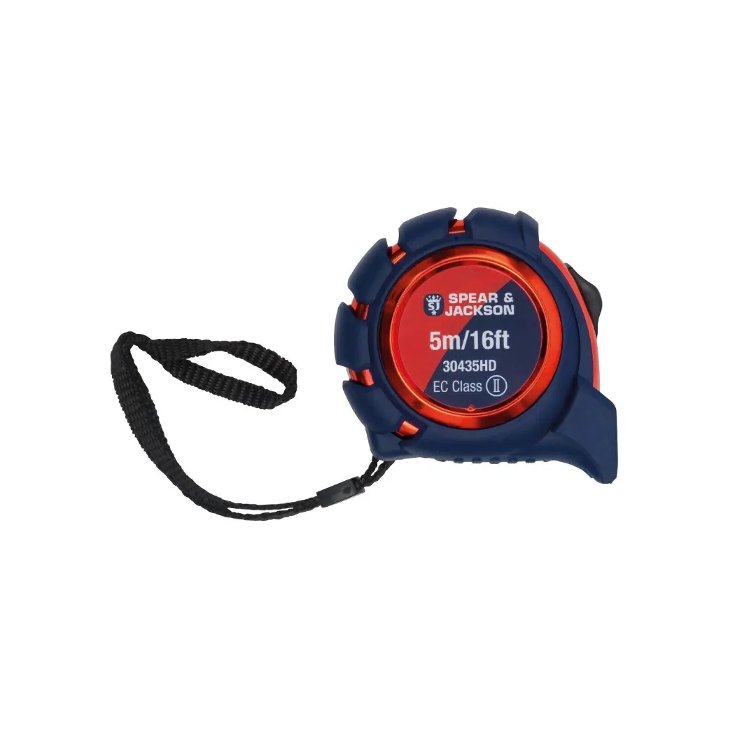 Spear&Jackson S&J Heavy Duty Tape Measure Metric / Imperial 5m 16ft / 8m 26ft