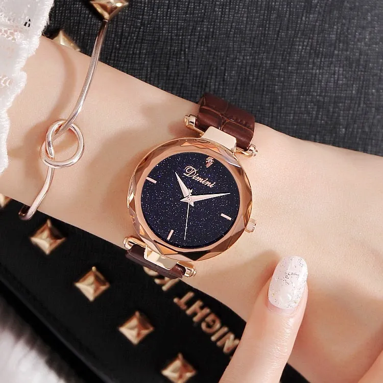 Special Dial Rose Gold Frame Women's Watch