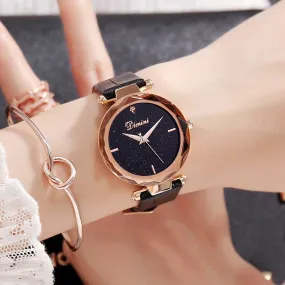 Special Dial Rose Gold Frame Women's Watch