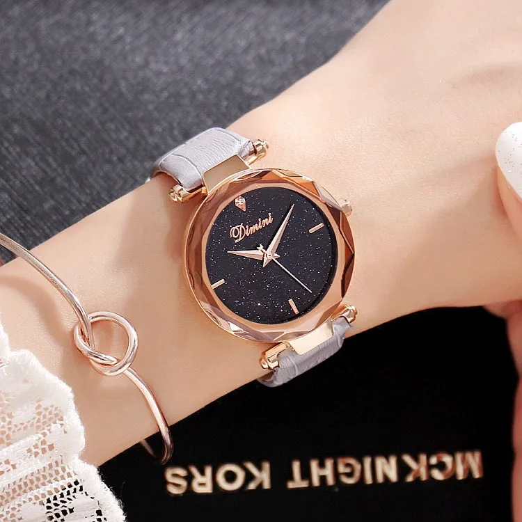 Special Dial Rose Gold Frame Women's Watch