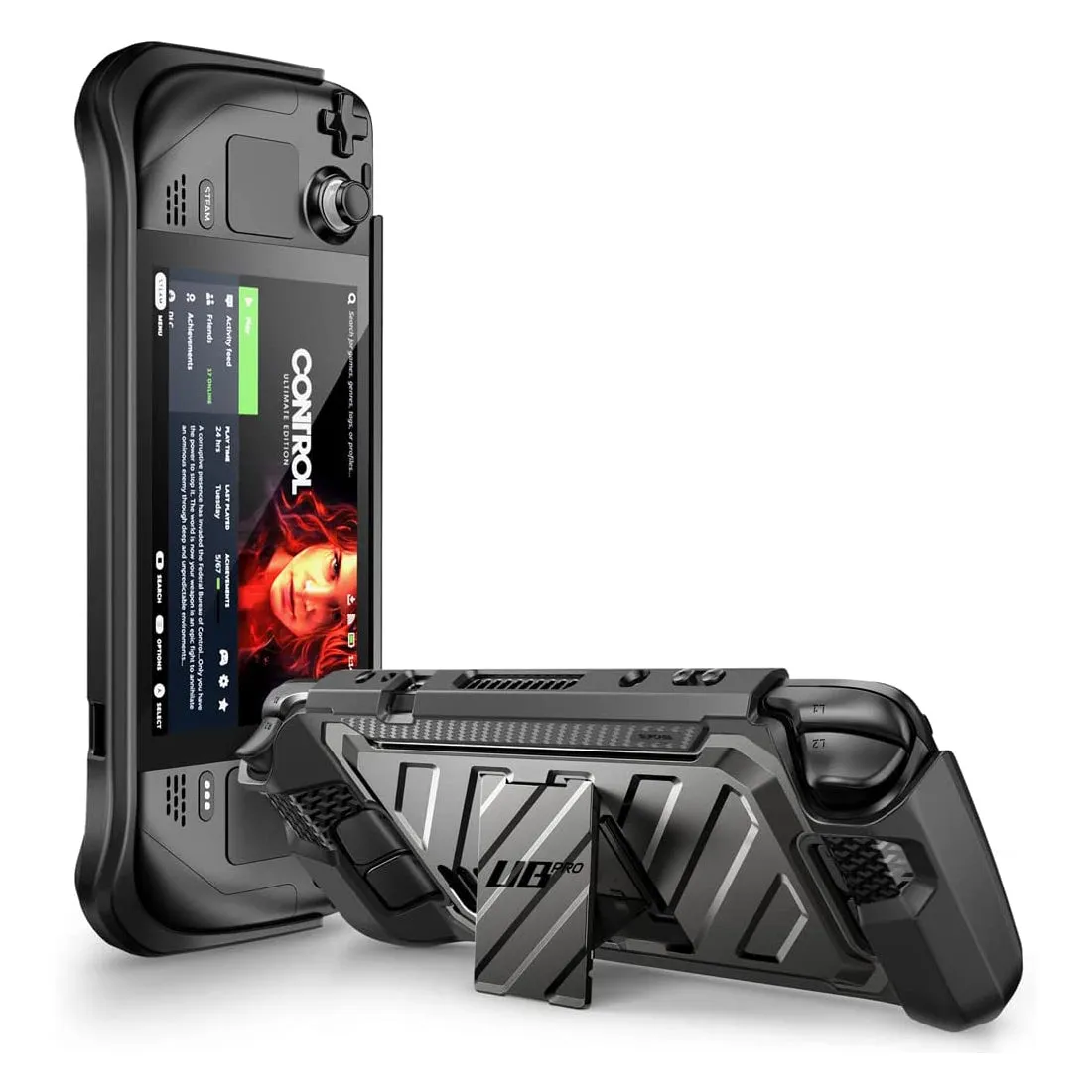 Steam Deck Unicorn Beetle PRO Rugged Kickstand Case-Black