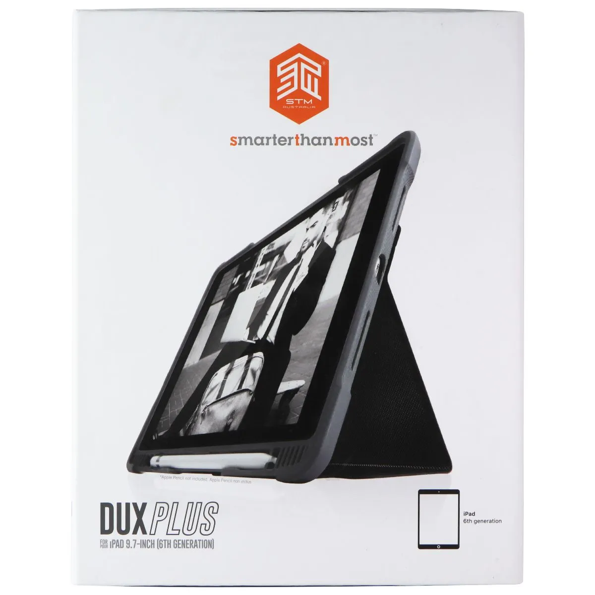 STM Dux Plus Duo Rugged Case for Apple iPad Pro (9.7-in) 6th Gen - Black