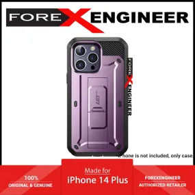 Supcase Unicorn Beetle UB PRO for iPhone 14 Plus - Rugged Case with Built-In Screen Protector - Deep Purple