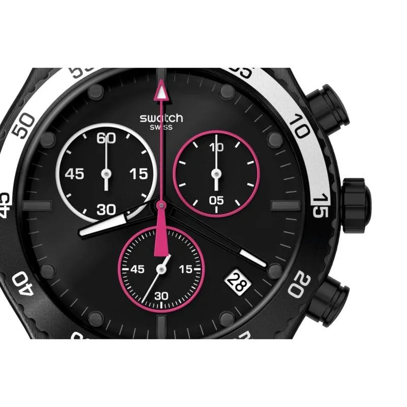 Swatch MAGENTA AT NIGHT Watch YVB413