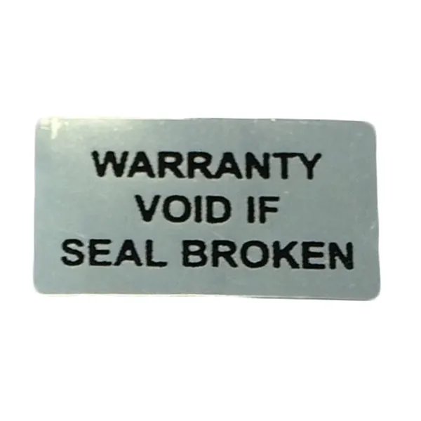 Tamper Seal Label "TAMPER SEAL  VOID IF REMOVED" Pk.10