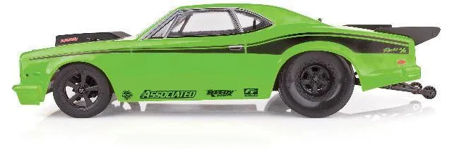 Team Associated 1/10 DR10 Drag Race Car, Brushless 2WD RTR, w/ LiPo Battery & Charger, Green