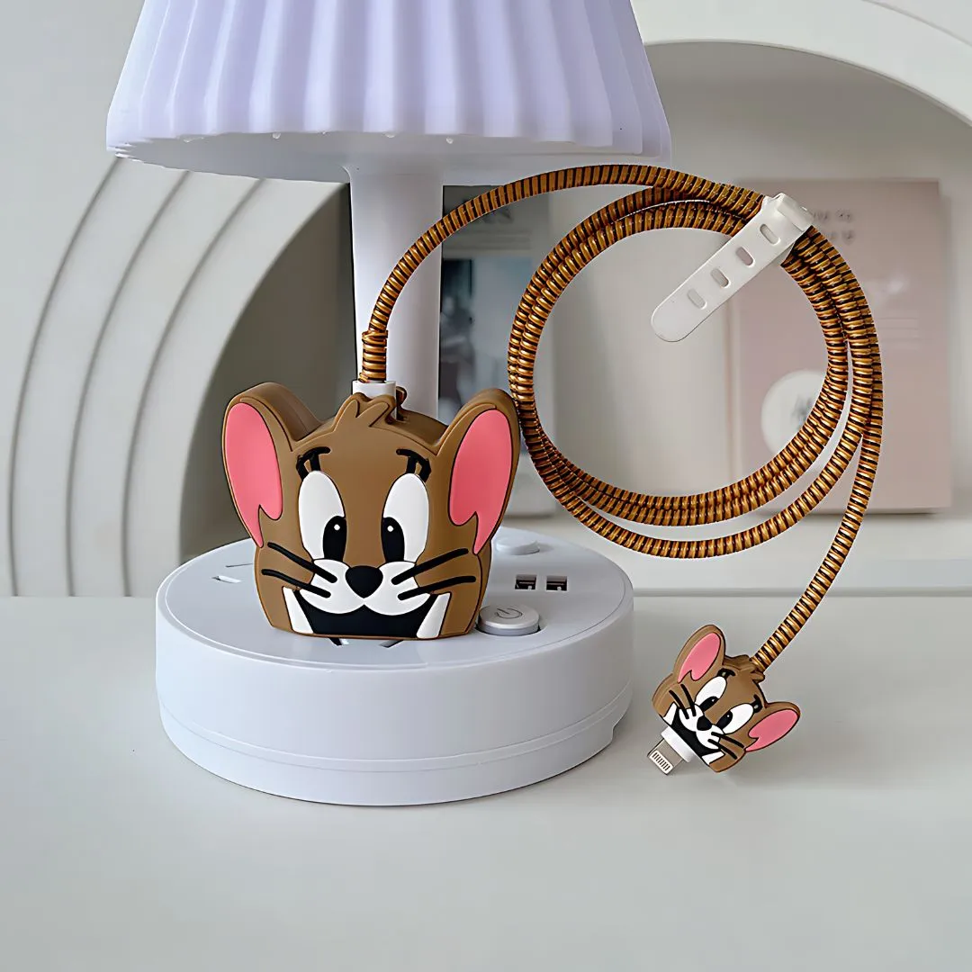 Tom and Jerry Apple Charger Cover | TnJ Theme 20 W Charger Cover