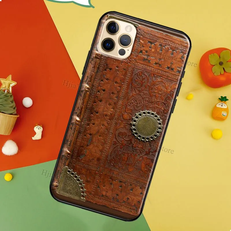 Tooled Vegan Leather iPhone Cases Brown Tan Patina 7 Styles Western Patterns Soft TPU Cover iPhone 13 12 Mini 11 Pro Max XS 6S 7 8 Plus 5S SE 2020 X XR Phone Case