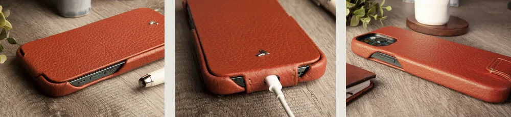 Top iPhone 12 & 12 Pro MagSafe leather case