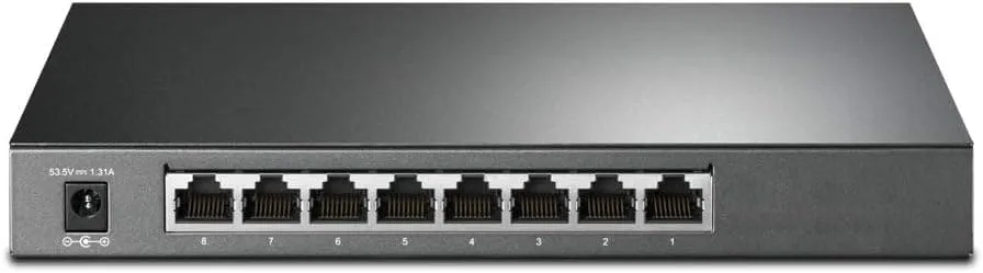 TP-Link JetStream 8-Port Gigabit Smart Switch with 4-Port PoE , Integrated into Omada SDN, L2/L3/L4 QoS and IGMP snooping (SG2008P)