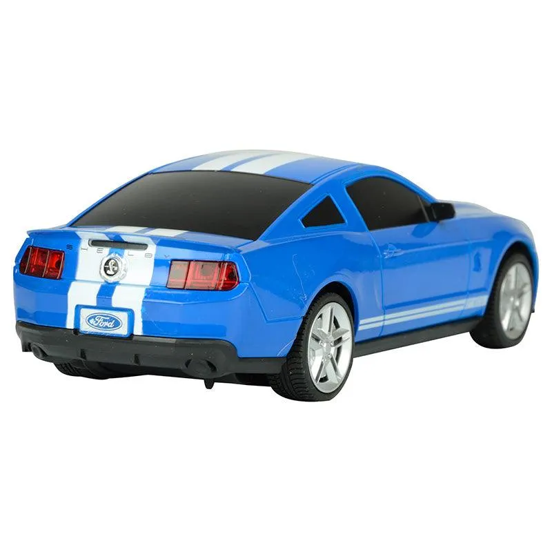 TurboS 1:24 Remote Control GT500 Ford Mustang Licensed Toys Car, Blue