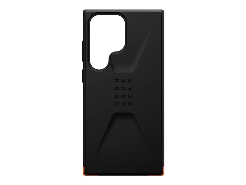 Uag Civilian Series - Back Cover For Mobile Phone - Rugged - Black - For Samsung Galaxy S23 Ultra