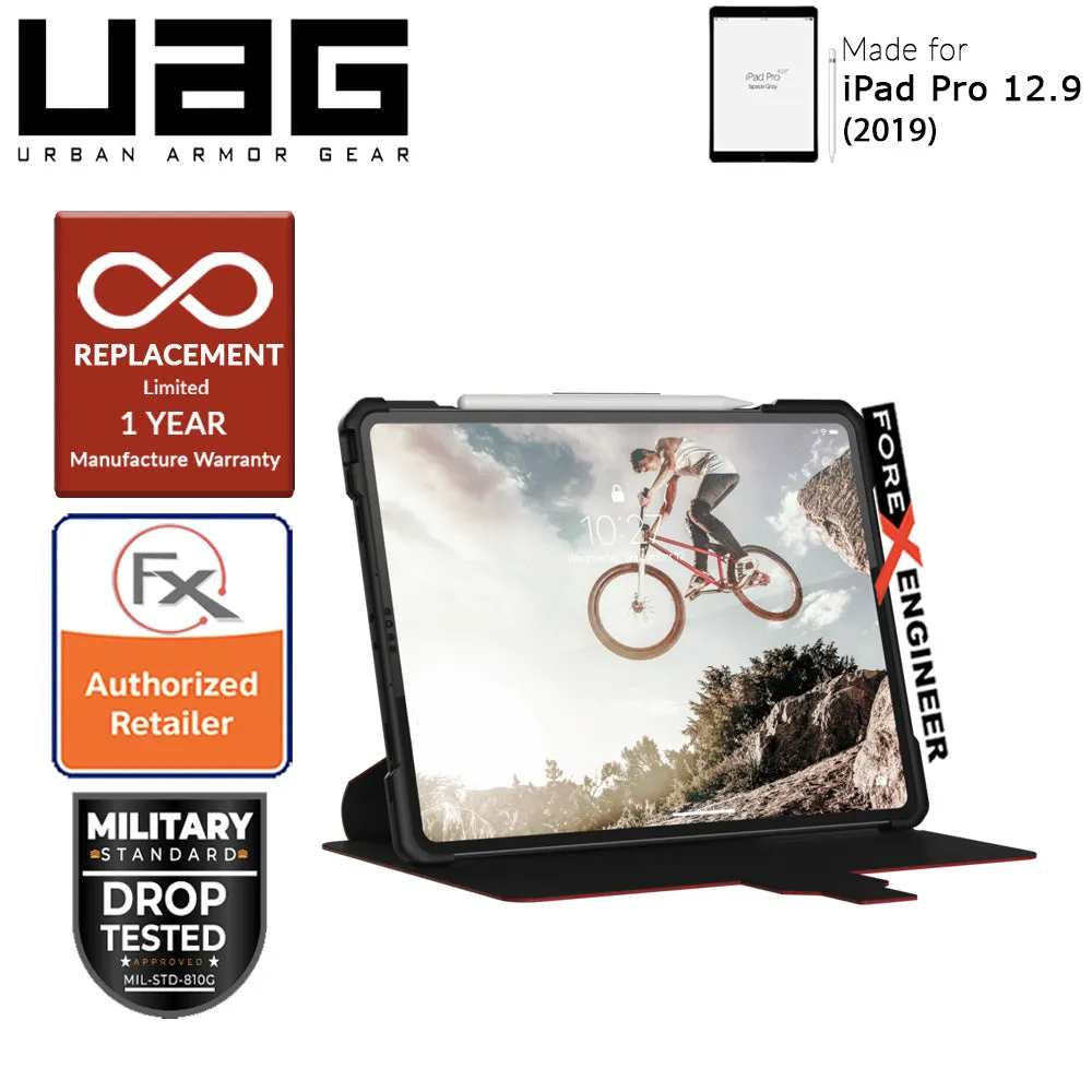 UAG Metropolis for iPad Pro 12.9 inch 2019 - Rugged Military Drop Tested iPad Case - Magma