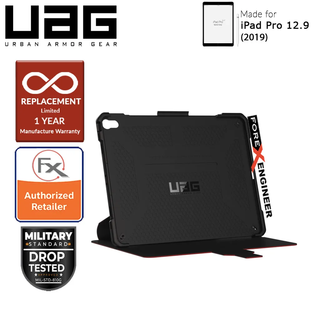 UAG Metropolis for iPad Pro 12.9 inch 2019 - Rugged Military Drop Tested iPad Case - Magma