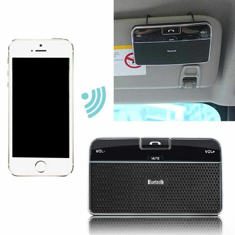 Universal Bluetooth 4.0 EDR In-Car Speakerphone / Sun Visor / Handsfree Car Kit / Music Receiver