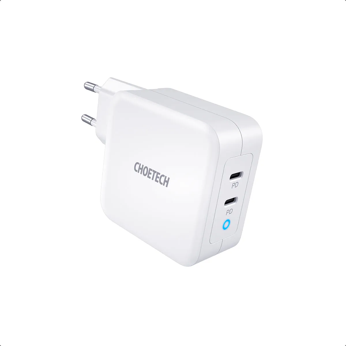 USB C Charger PD 100W GaN Dual USB Type C Charger for MacBook