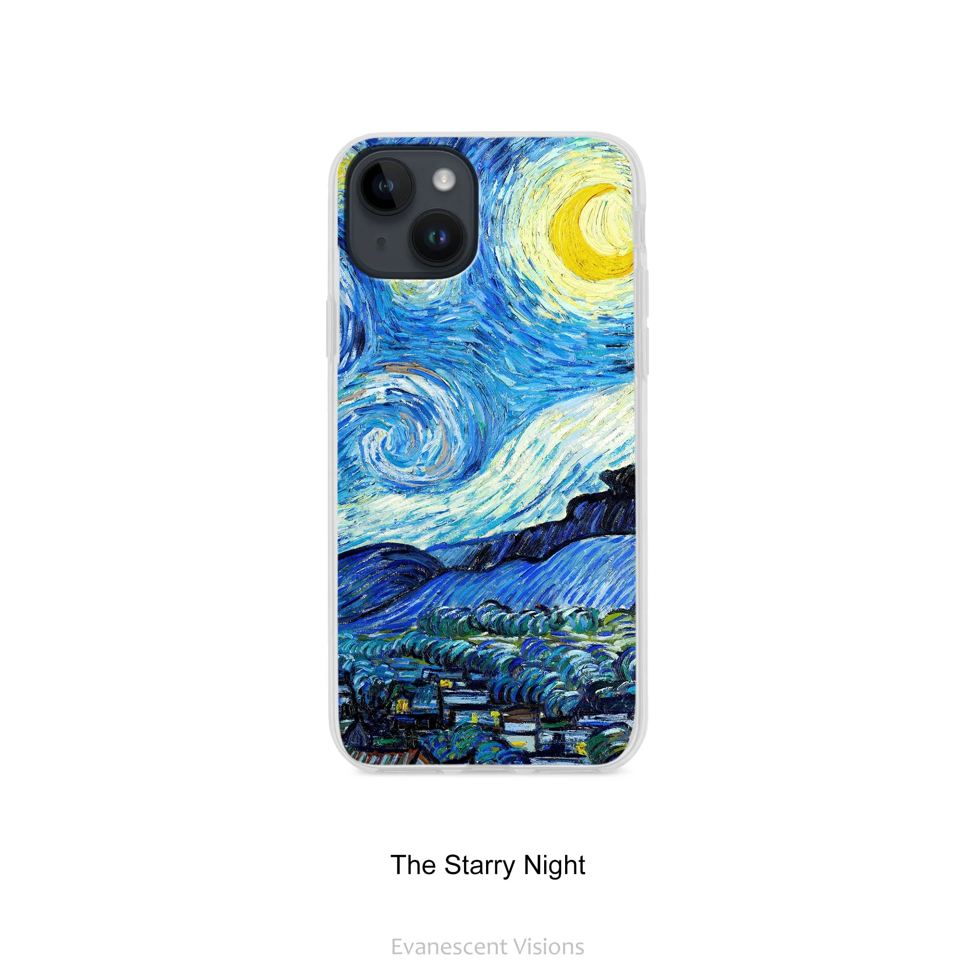 Van Gogh Landscape Painting Art Phone Cases for iPhones 16, 15, 14, 13, 12, 10, SE2020