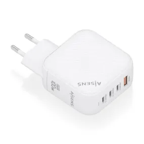 Wall Charger Aisens ASCH-100W4P028-W White 100 W (1 Unit)