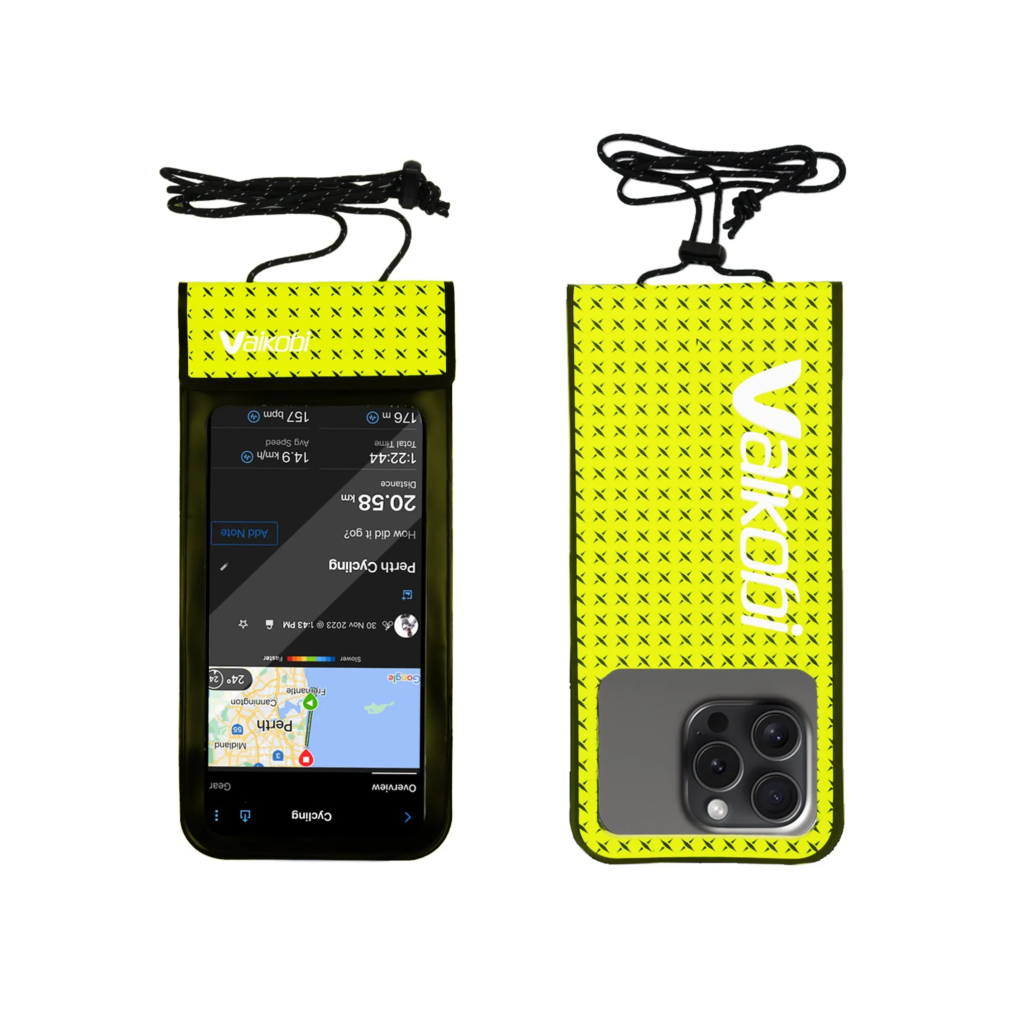 Waterproof Phone Case - Fluro Yellow