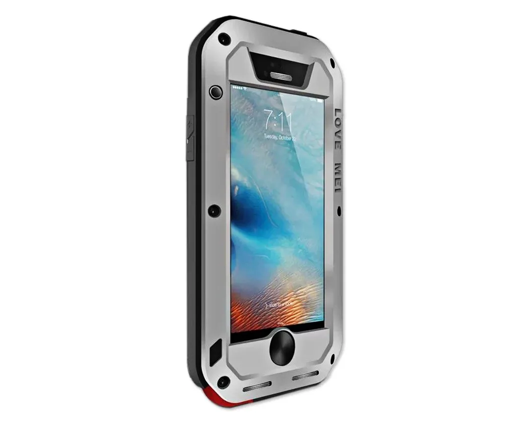 Waterproof Series iPhone SE Metal Case - Silver