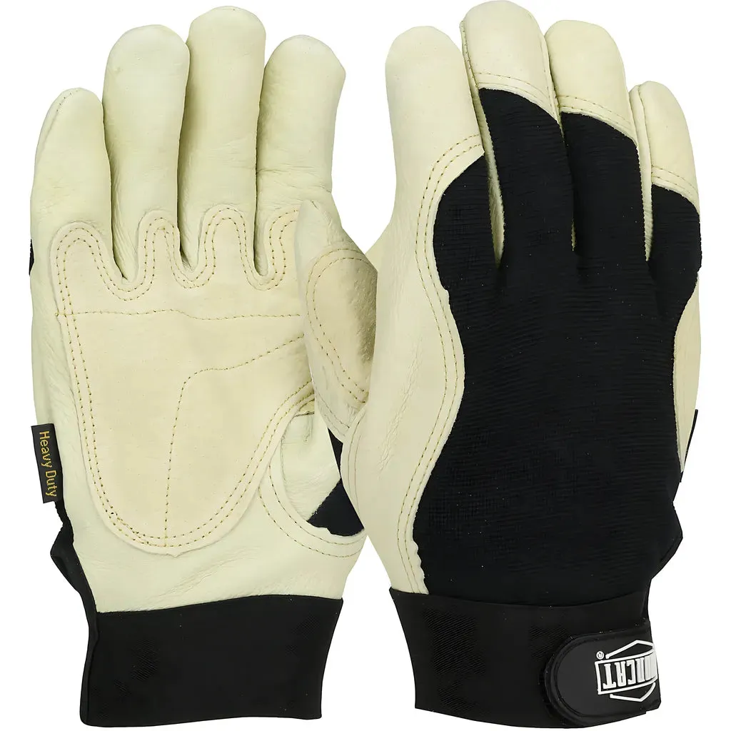 West Chester 86355/2XL Heavy Duty Top Grain Pigskin Leather Reinforced Palm Glove with Fabric Back and 3M Thinsulate Lining