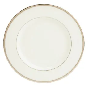 White Signature Platinum No Monogram Charger Plate