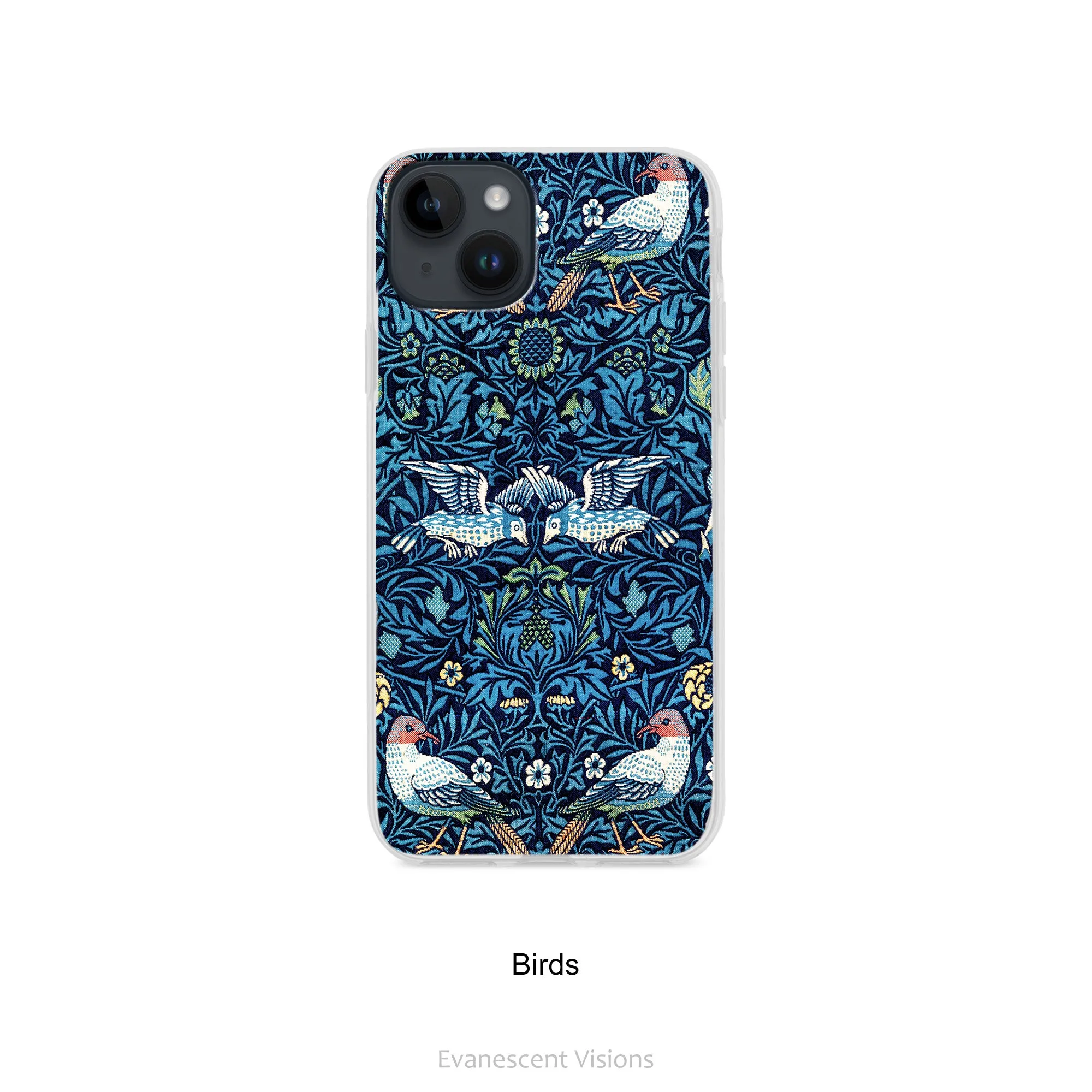 William Morris Art Phone Cases for iPhone 16, 15, 14, 13, 12, 10, SE2020