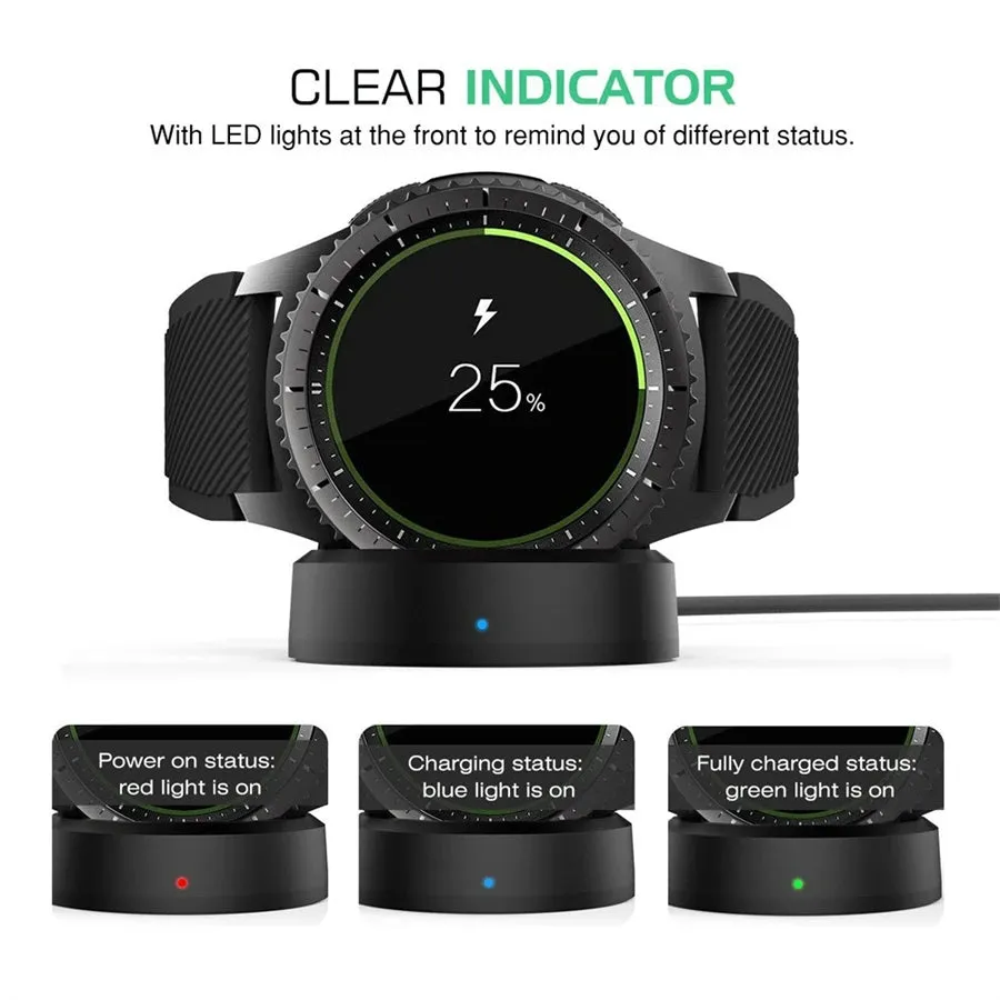 Wireless Fast Charger for Samsung Gear S3 & Galaxy Watch