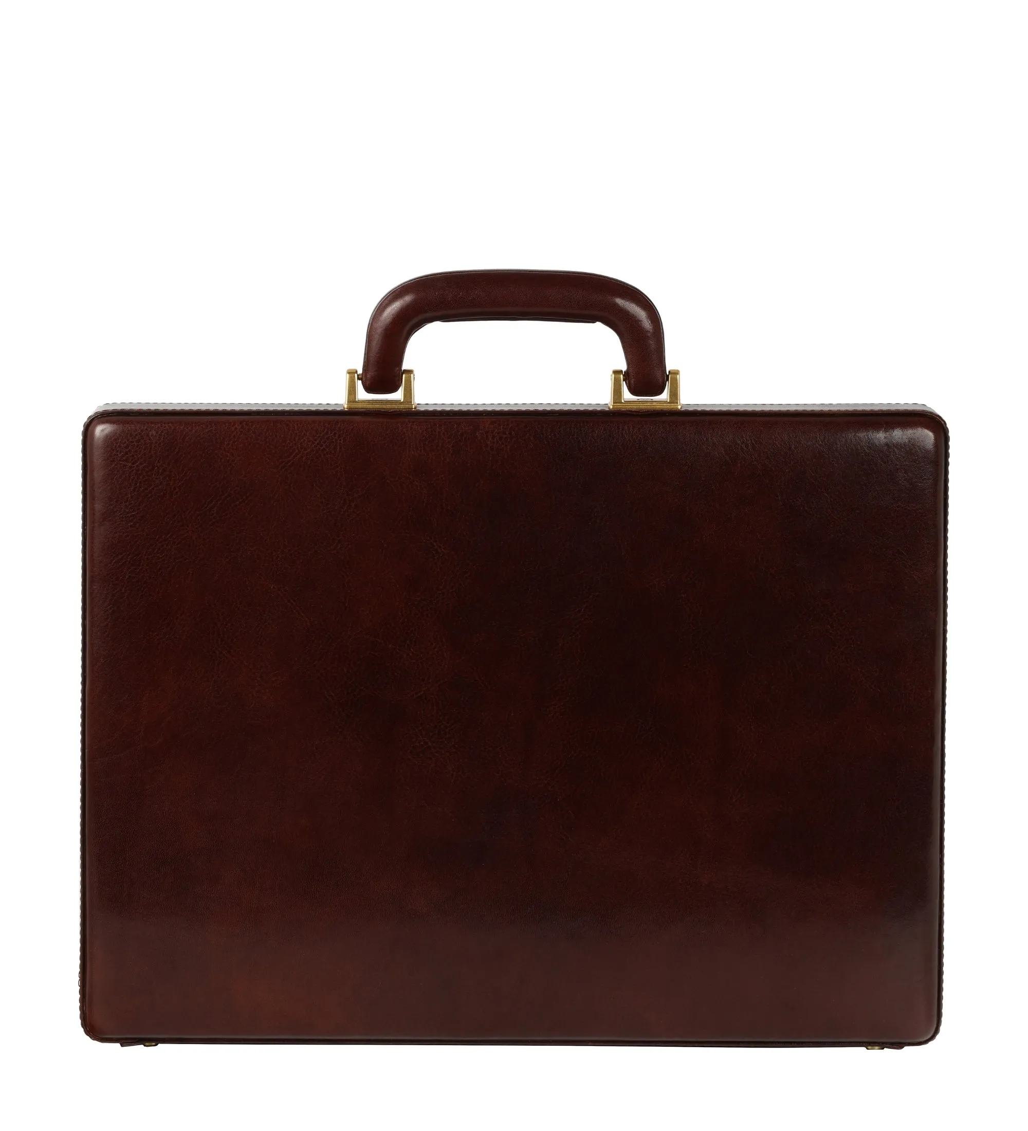 Women's Leather Attaché Case Briefcase - Vendetta